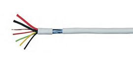 Cabo de ALARME 6 Condutores (2X0,50+4X0,22 MM2)