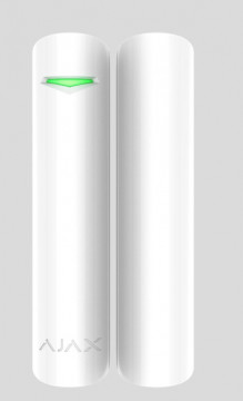 Contacto magnético porta/janela - Sem fios 868 MHz Jeweller - Certificado grau 2 - Indicador LED e Antena interna - 1 entrada cablada / 1 Tamper - Alimentação 1 pilha CR123A 3.0 V