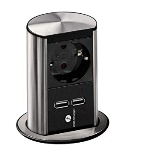 ELEVADOR 1X SHUKO+ 2 CARREGADOR USB 5.2V/2.15A