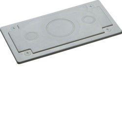 FZ408M - Placa passa-cabos p/bucins IP55 HAGER EAN:3250612765539