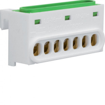 GZ07E - Barram. de terra 3x16+4x10 mini gamma HAGER EAN:3250613060848
