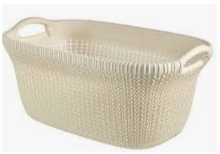 KETER CURVER 228393 Cesta Knit 40 L P(cm)59,5 A(cm)27 L(cm)38,5