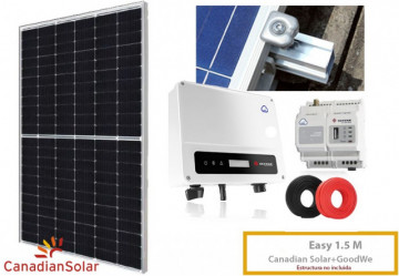 Kit Autoconsumo fotovoltaico 1,5 Kw Monofásico