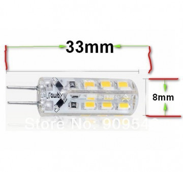 Lâmpada LED 12V 1W G4 Branco Quente