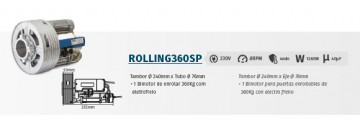 MOTORLINE ROLLING 360 SP MOTORES PARA GRADES DE ENROLAR