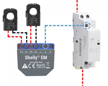 Pinça TI para Shelly EM (TI)