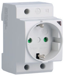 SN116P - Tomada 2P+T tipo “schuko” c/indic. 2,5M HAGER EAN:3250615640123
