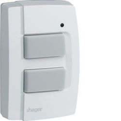 TRE302 - BP 2 canais RF KNX IP55 HAGER EAN:3250615989260