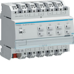 TXA628C - Actuador estores/pers. 8 canais 230V KNX HAGER EAN:3250616048744