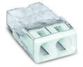 WAGO - Ligador compacto | 0 0,5 a 2,5mm' | branco I transparente | 2 condutores | ref. 2273-202