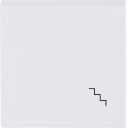 WL6030 - lumina 2 Tecla símbolo escadas, branco HAGER EAN:8694407000835