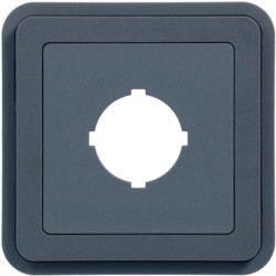 WNA038 - cubyko - Obturad.pré-corte Ø22,5mm, cinz HAGER EAN:3250617174381
