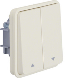 WNA301B - cubyko - Botão duplo p/estores, branco HAGER EAN:3250617175319