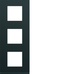 WXP0243 - gallery 3x2M Quadro x3 vert. 71mm, preto HAGER EAN:3250617199476