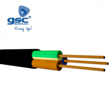 003902933 - Mangueira flexível VV-K do rolo 100M (3x2,5 mm) preta 8429642012700