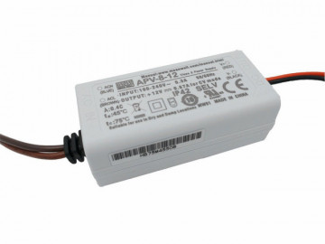201153.18 - Fonte de Alimentação Mean Well 12Vdc 8W IP42 APV - Quant. fornecida = 1 un