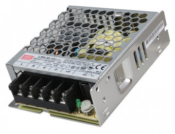 201161.150 - Fonte de Alimentação Mean Well 12Vdc 50W IP20 LRS - Quant. fornecida = 1 un