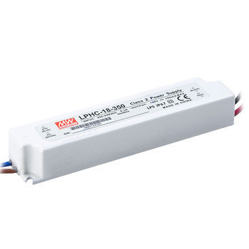 20286.41 - Drive CC Led Mean Well IP67 6-48Vdc 350mA LPHC-18 - Quant. fornecida = 1 un