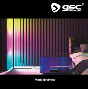 204405001 - Candeeiro de pé com controlo e sensor de som rítmico 18W RGB + 6500K