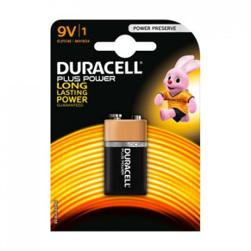 20453 - Blister 1 Pilha alcalina Duracell Power 6F22-9V