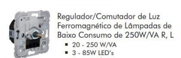 21216 - REG/COMUT LUZ FERROM LÂMP BX CONS 250W/VA R L EFAPEL 5603011617639