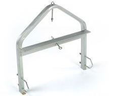 2415 -8424450024157 TELEVES - Suporte Mastro Zinco+RPR Chaminé reforçado [396 x 402mm]