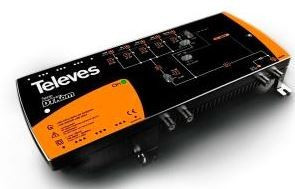 5338 -8424450128886 TELEVES - Amplificador DTKom MATV 1e/1s Push-Pull G.53dB Vs.123dBµV