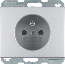 6765757003 - K.1/K.5 - tomada FR obturad., alumínio BERKER EAN:4011334378594