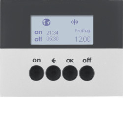 85745277 - K.1/K.5 - prog. horário KNX RF, alu mate BERKER EAN:4011334382409