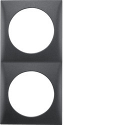 918262515 - Integro - quadro x2, antracite mate BERKER EAN:4011334239413