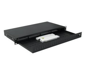 Bandeja p' Rack 19" 1U (até 24 conectores SC - prof. 230mm)