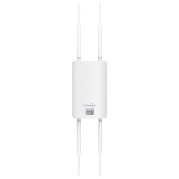 Conexão sem fios omnidirecional - Frequência 2.4 e 5 GHz - Suporta 802.11 ac/a/b/g/n - IP55, apto para exteriores - Potência 400 mW - Compatível com Câmaras IP e DVR