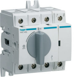 HAC406 - Inter. corte aparente 4P 63A 4M HAGER EAN:3250613140373