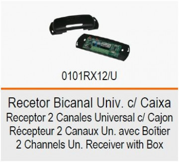 ROGER Recetor Bicanal Univ. c/ Caixa RX12/U