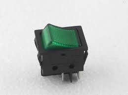 SKCD6 INTERRUPTOR BIPOLAR 1 TECLA 15A 250V VERDE