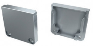 TP121 - Topo Plastico Silver P/Perfil DUBLIN - Quant. fornecida = 1 un