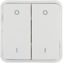 WNT964B - Tecla 2x Cubyko KNX, 0 e 1, br HAGER EAN:3250617178853