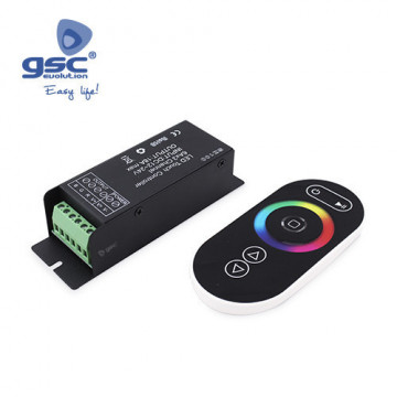 001501518 - Controlador para fitas de LED SMD RGB 216W 12V-24V 8433373015180