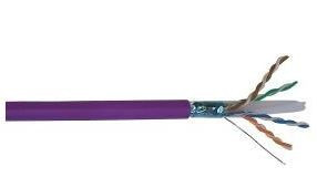 212101 -8424450186510 TELEVES - Cabo de Dados F/UTP Cat.-6 Dca Cu LSFH Ø 7,2mm Violeta