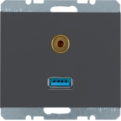 3315397006 - K.1/K.5 - USB / jack 3.5mm, antrc mate BERKER EAN:4011334330202