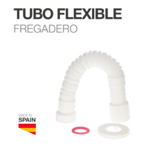 404035010- Mangueira flexível 1" 1/2 - 40/50mm Branco