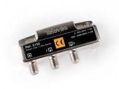 5150 -8424450051504 TELEVES - Repartidor Interior (5-2400MHz) 2D "F" 4dB DC