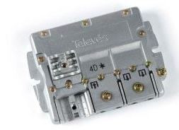 543702 -8424450143735 TELEVES - Repartidor Interior (5-2400MHz) 4D "Easy F" 8dB DC