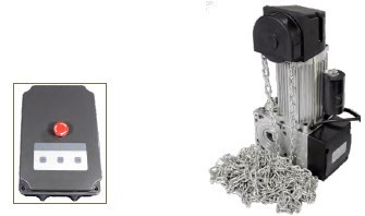 Kit Portas Seccionadas até 20m2 INDUS35 AUTOMAT EASY