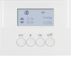 85745279 - K.1/K.5 - prog. horário KNX RF, branco BERKER EAN:4011334375494