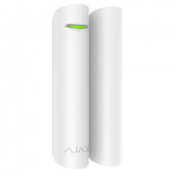 Contacto magnético porta/janela - Detector de vibração e inclinação - Sem fios 868 MHz Jeweller - Certificado grau 2 - 1 entrada cablada / 1 Tamper - Alimentação 1 pilha CR123A 3.0 V