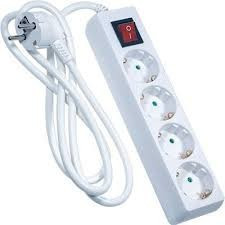 Extensão Quadrupla c/ Interruptor 5 mts
