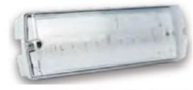 OMNIUM ELECTRIC - ALM65-RM-3W - LUMINÁRIA DE EMERGÊNCIA IP65 3W LED, NP / PERMANENTE, 3HRS. 120-277V, 50-60HZ