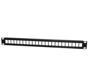 Painel p' Rack 19" 1U (até 24 conectores RJ45)
