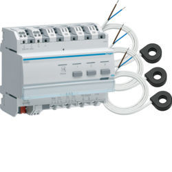 TE332 - Indicador consumos electr. c/ toros KNX HAGER EAN:3250615853318